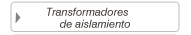Transformadores de aislamiento